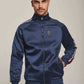 Men Regular Fit Sweat Jacket - Blue