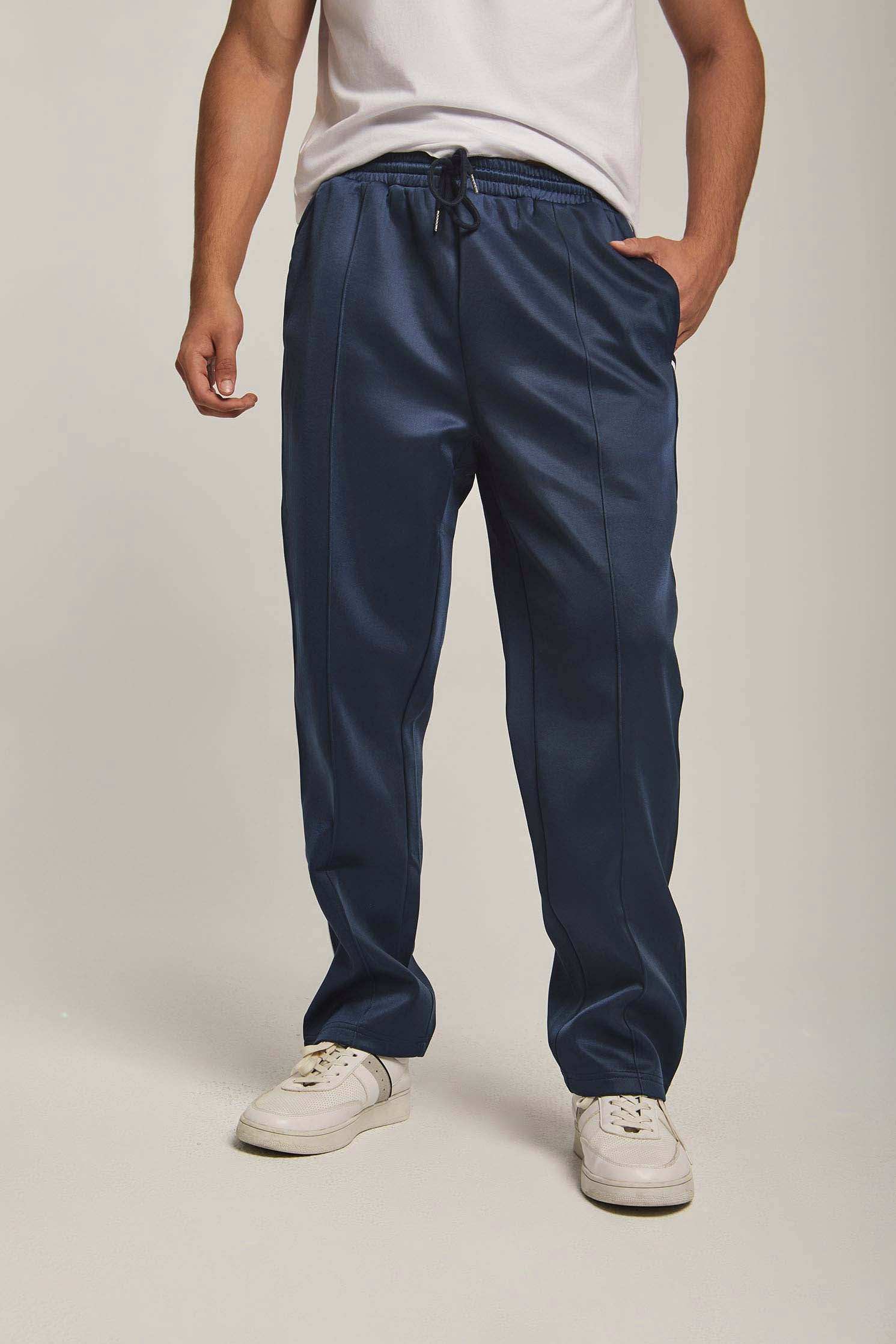 Men Regular Fit Sweat Pant - Blue