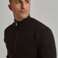 Men Regular Fit Cardigan - Navy