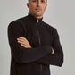 Men Regular Fit Cardigan - Navy