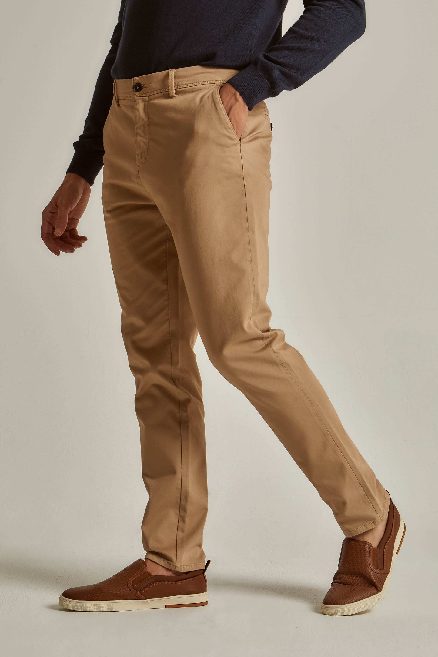 Men Tapered Pant-Sand