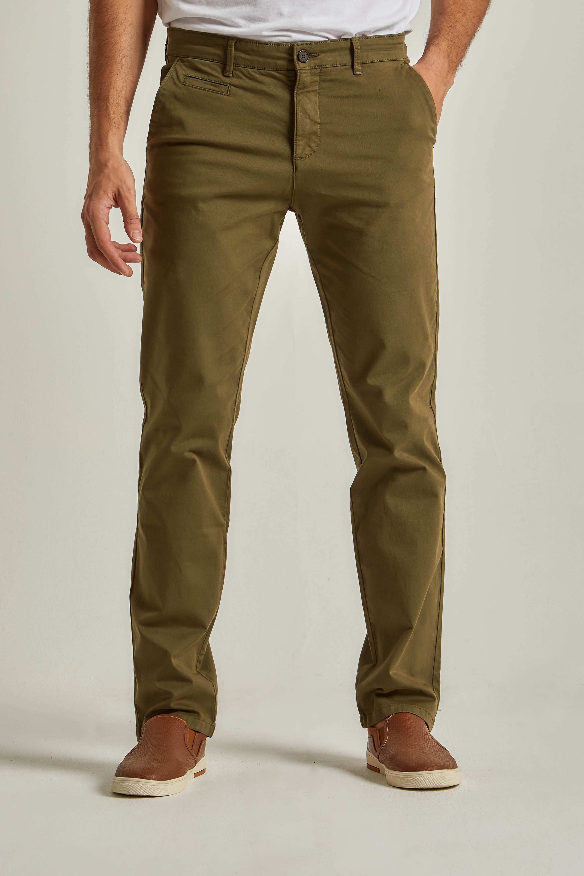 Men Regular Fit Pant - Green