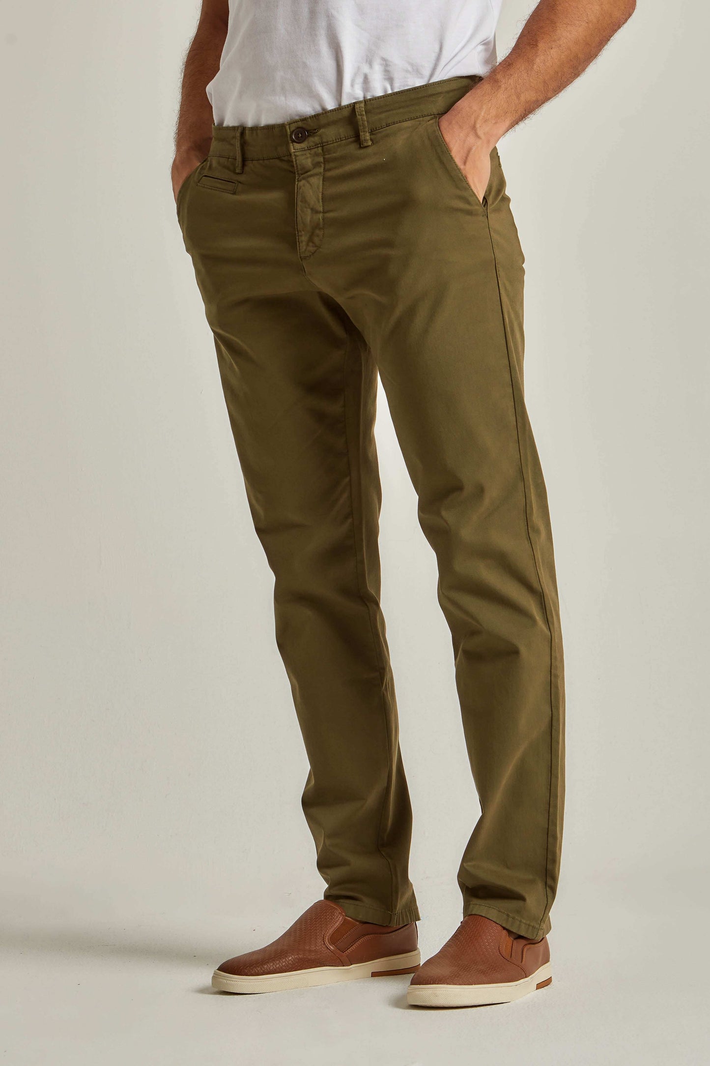 Men Regular Fit Pant - Green