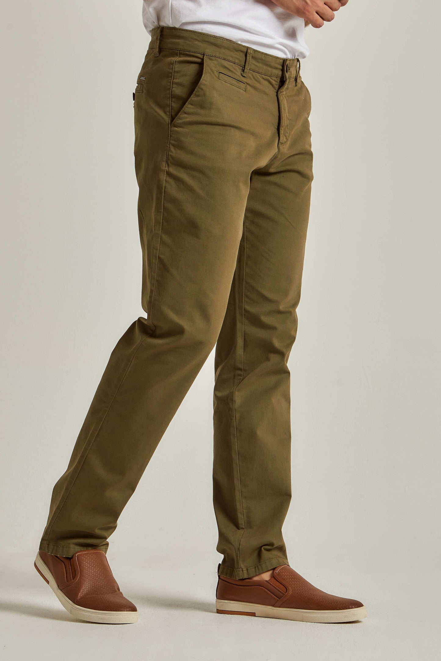 Men Regular Fit Pant - Green
