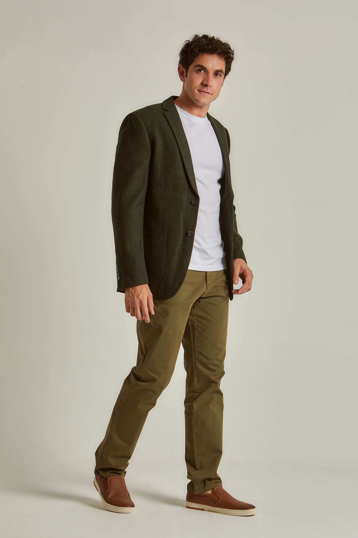 Men Regular Fit Pant - Green