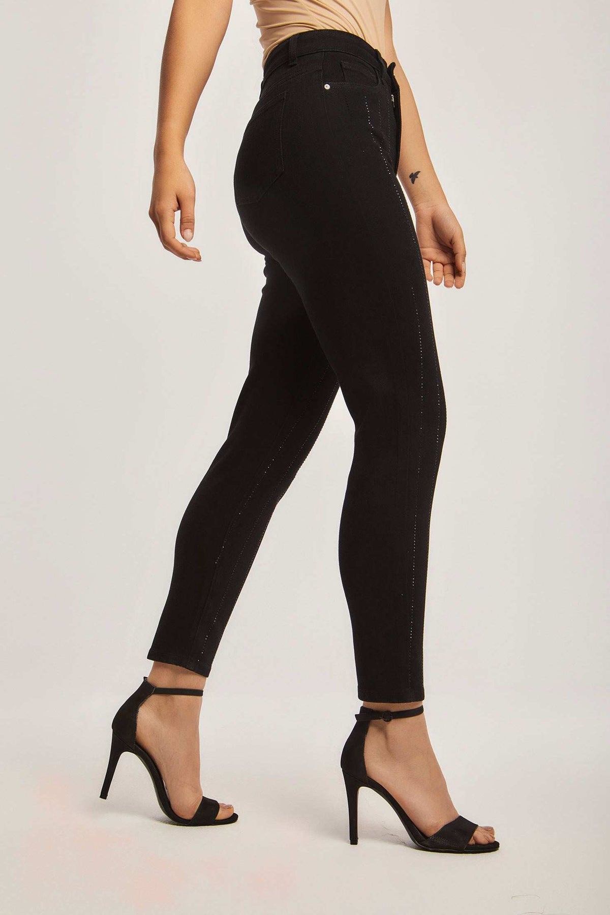 Women Regular Fit Denim - Black