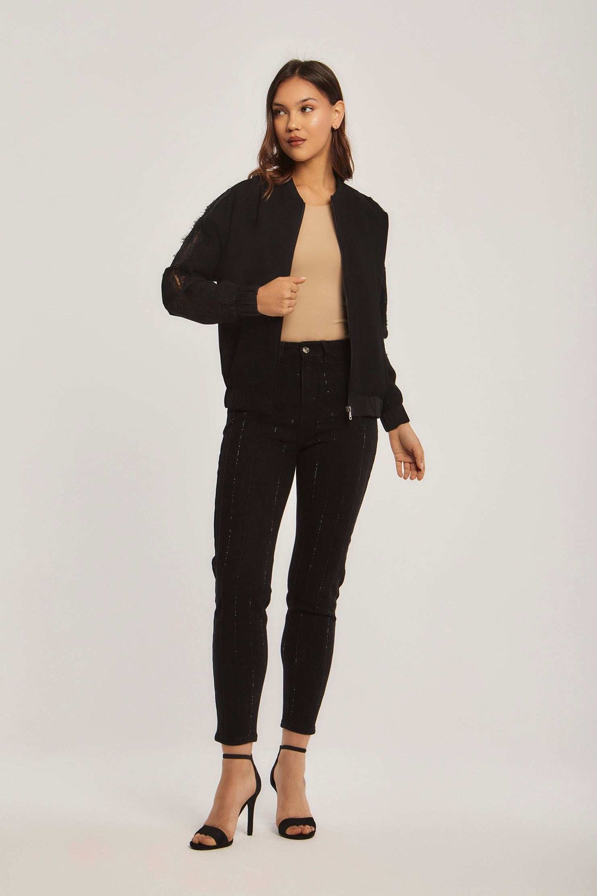 Women Regular Fit Denim - Black