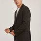 Men Regular Fit Blazer - Brown