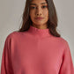Women Regular Fit Pullover - Pink