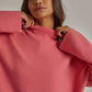 Women Regular Fit Pullover - Pink