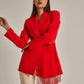 Women Regular Fit Jacket - Red