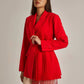 Women Regular Fit Jacket - Red