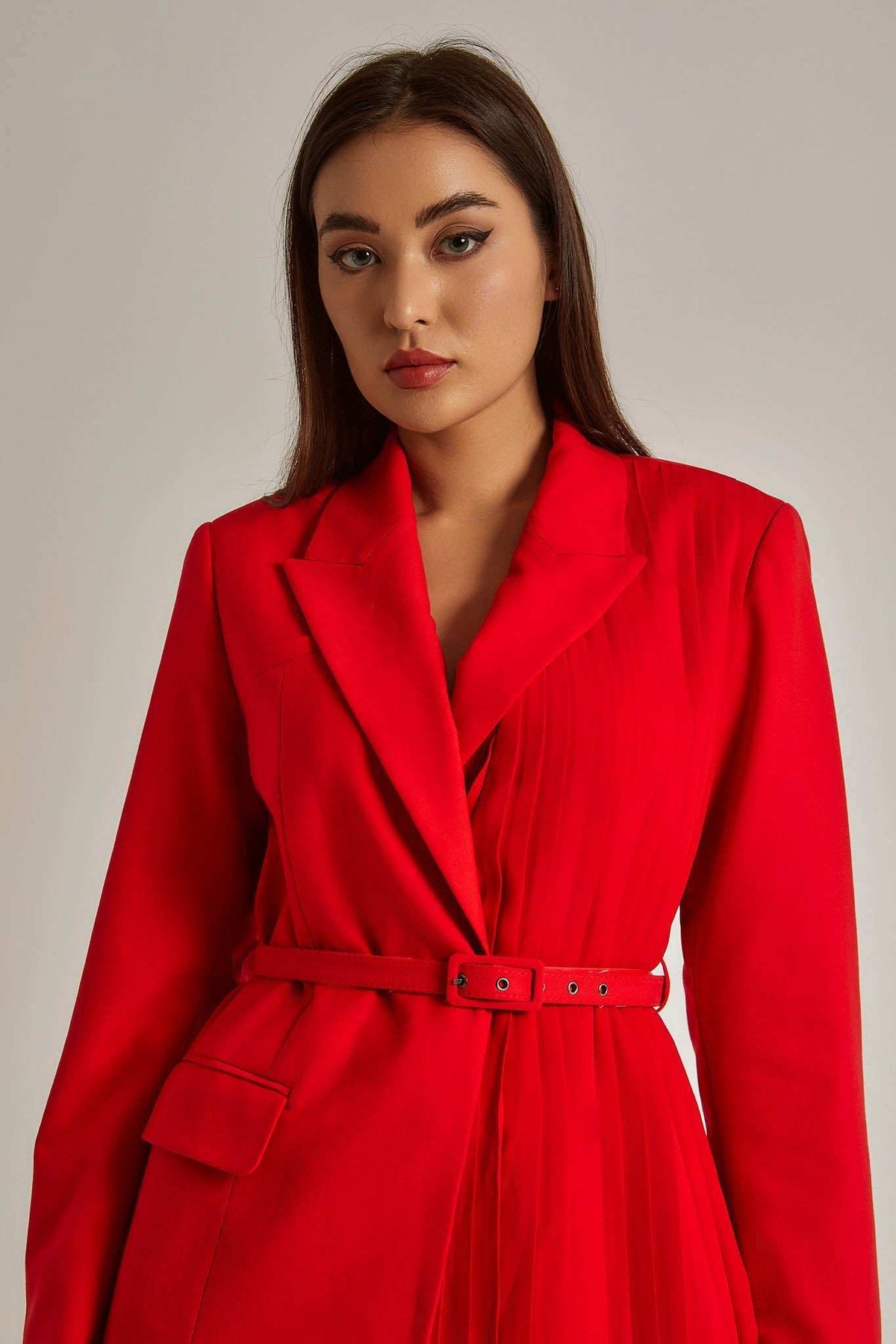 Women Regular Fit Jacket - Red