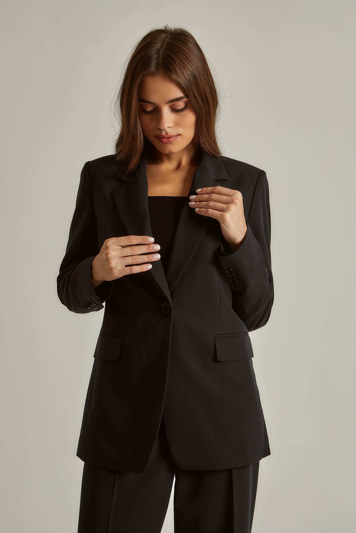 Women Regular Fit Jacket - Black