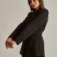 Women Regular Fit Jacket - Black