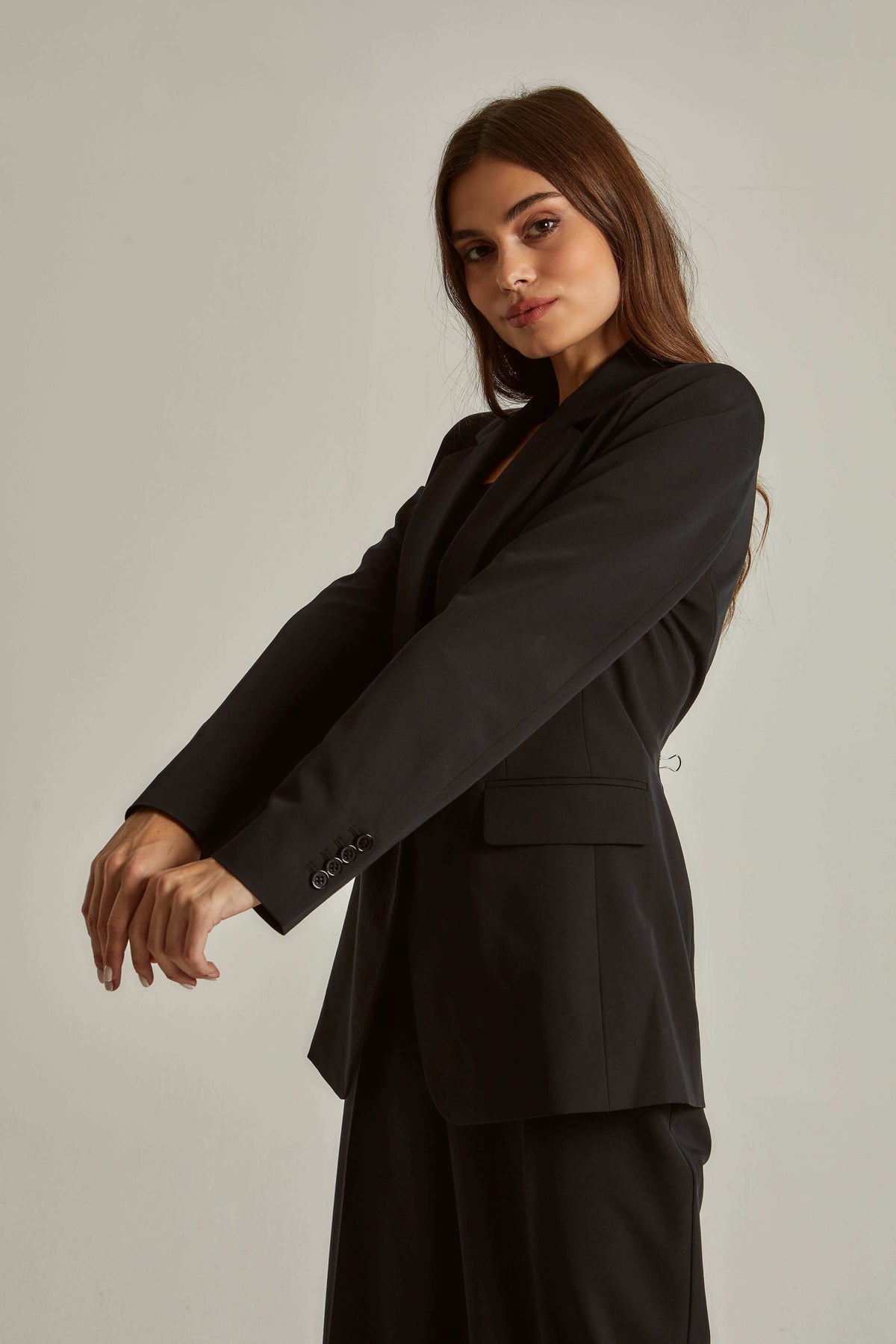 Women Regular Fit Jacket - Black