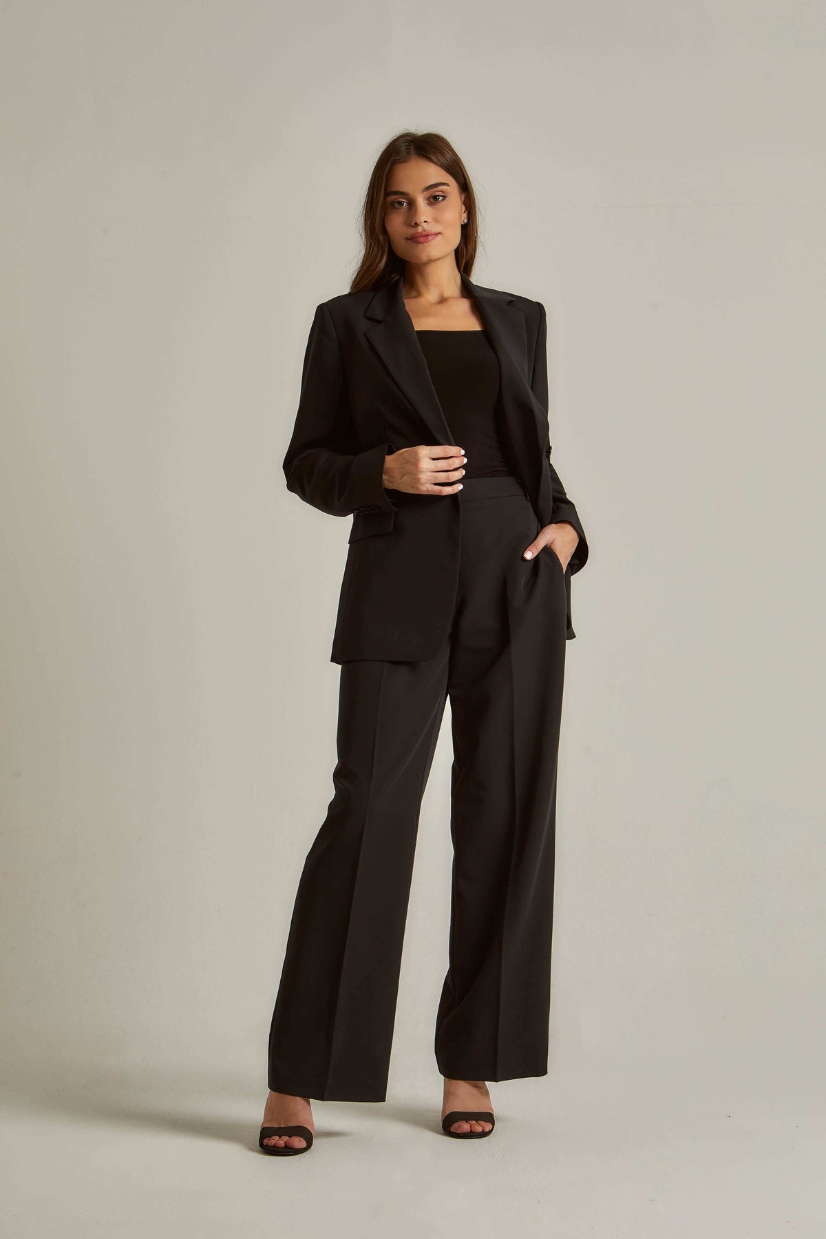 Women Regular Fit Jacket - Black