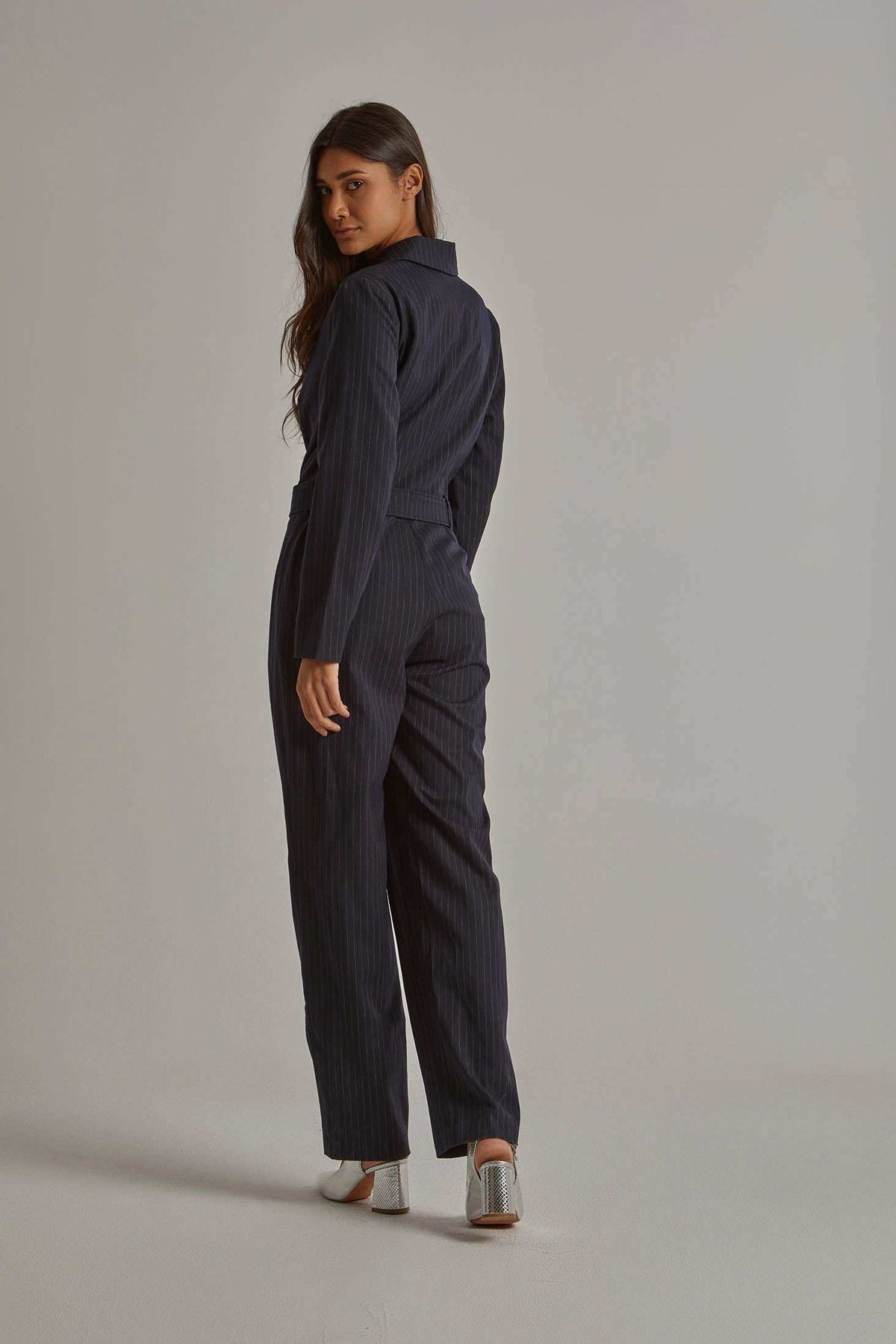 Women Regular Fit Jumpsuit - Navy