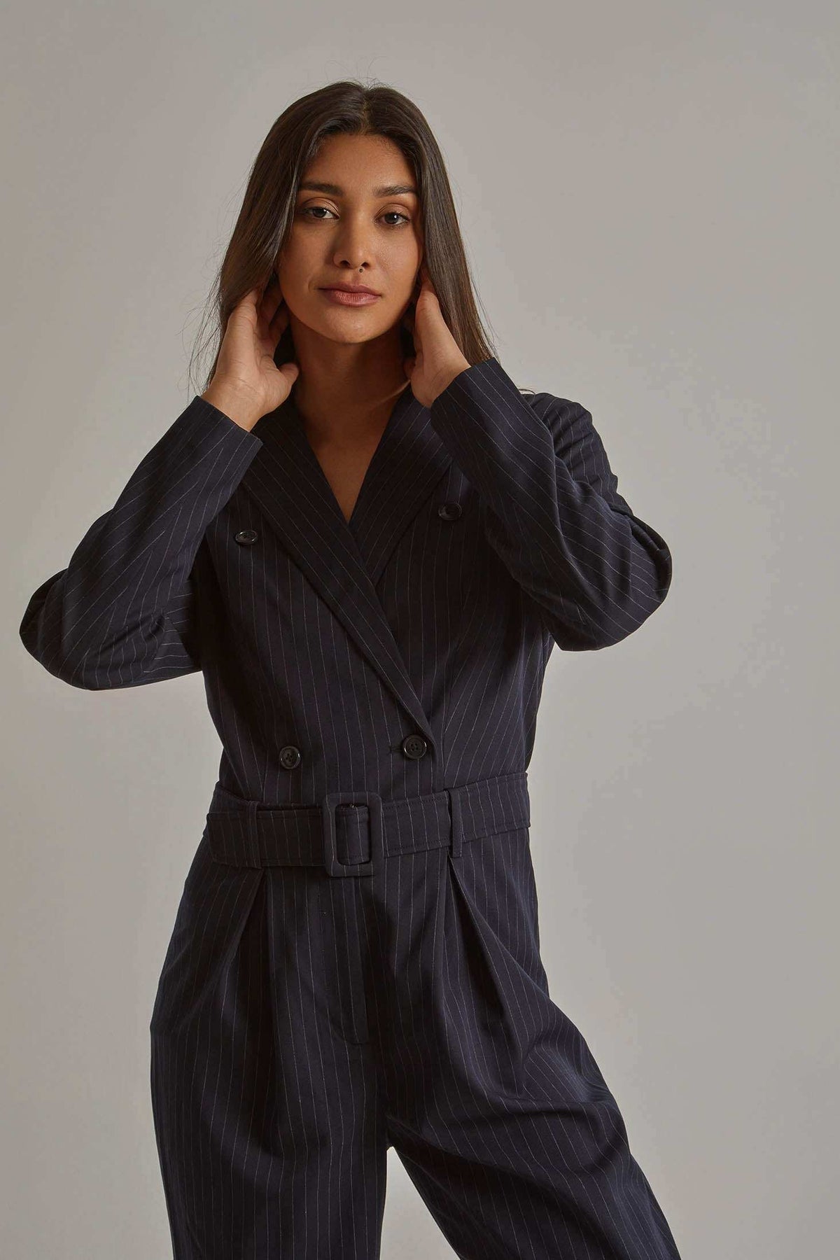 Women Regular Fit Jumpsuit - Navy