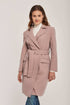 Women Regular Fit Coat - Pink