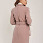 Women Regular Fit Coat - Pink
