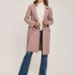 Women Regular Fit Coat - Pink