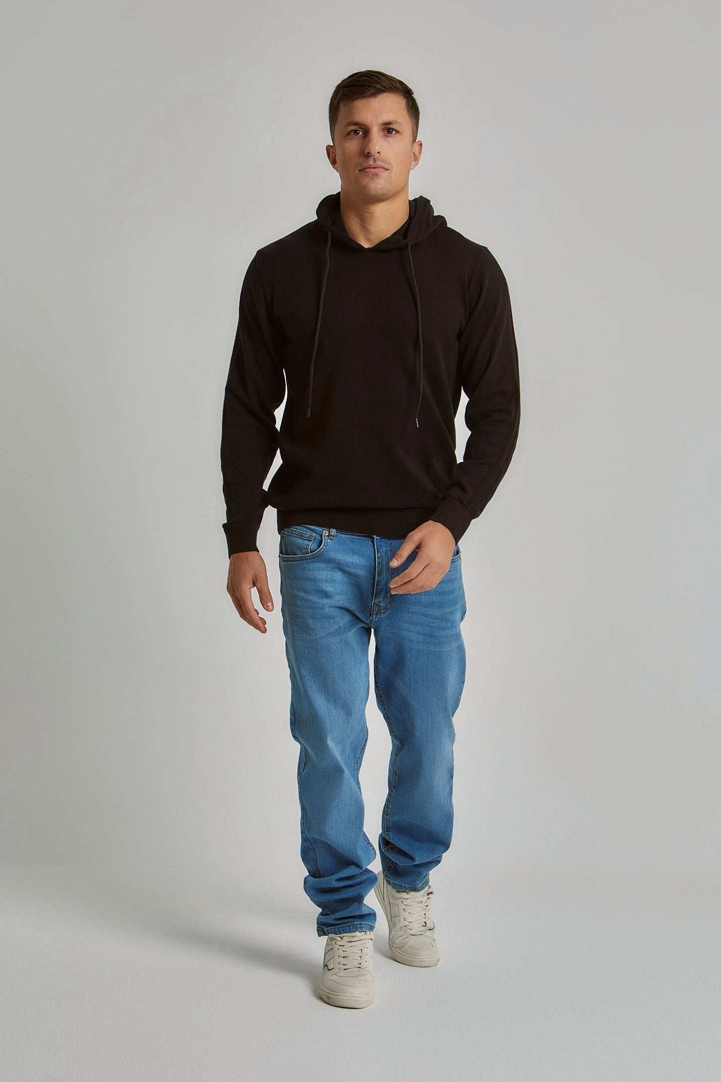 Men Regular Fit Pullover - Black