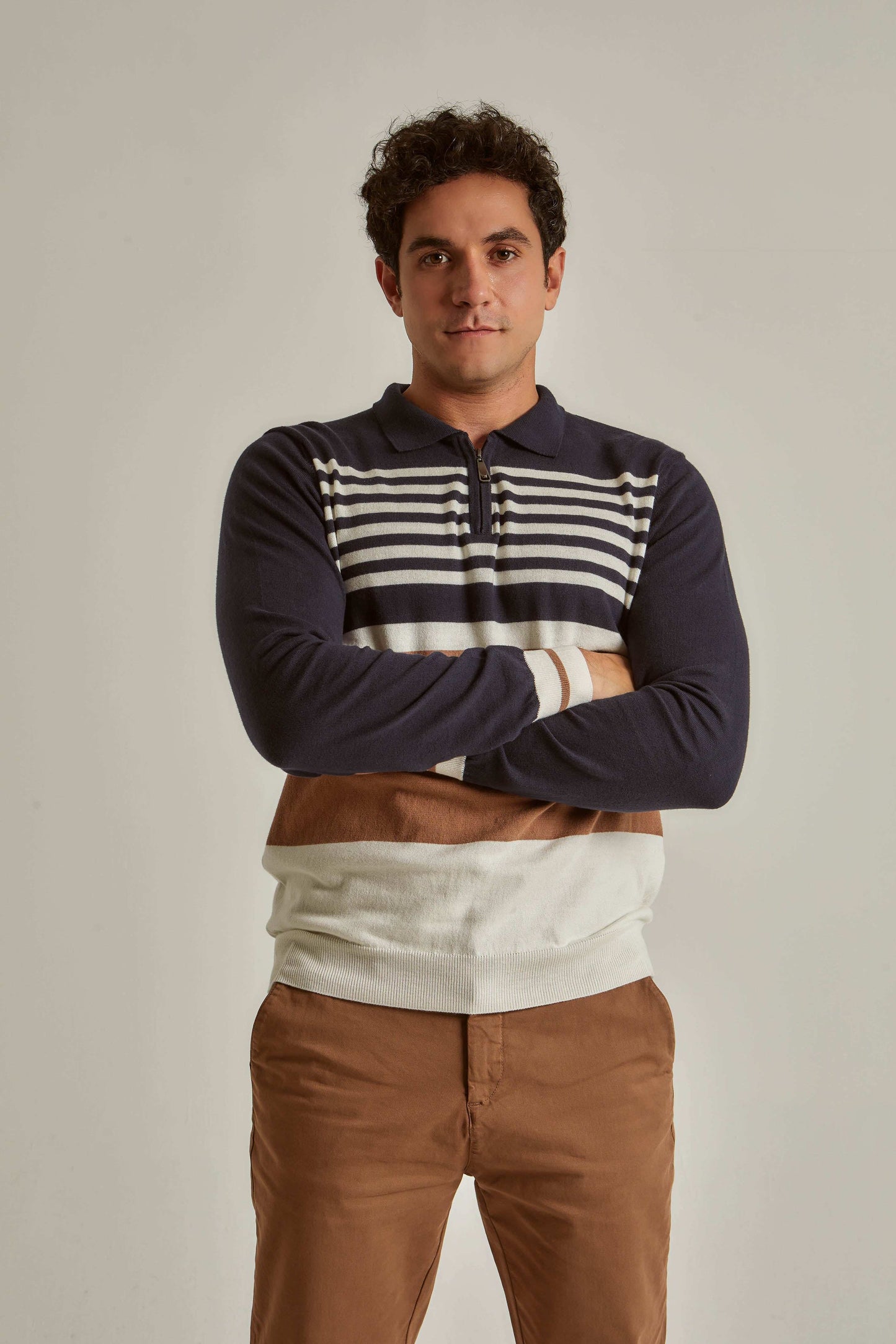 Men Regular Fit Pullover - Multicolorcolor