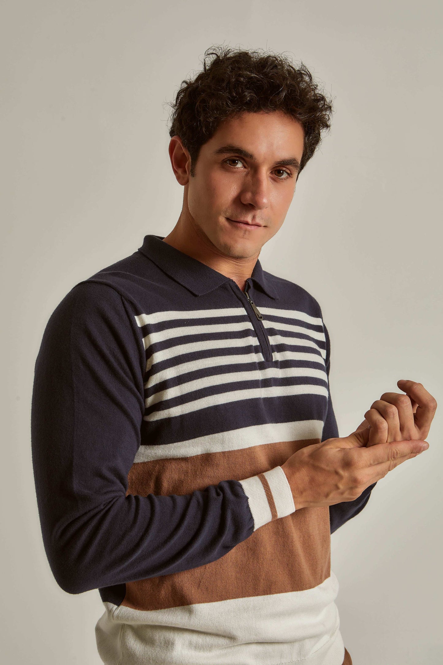Men Regular Fit Pullover - Multicolorcolor
