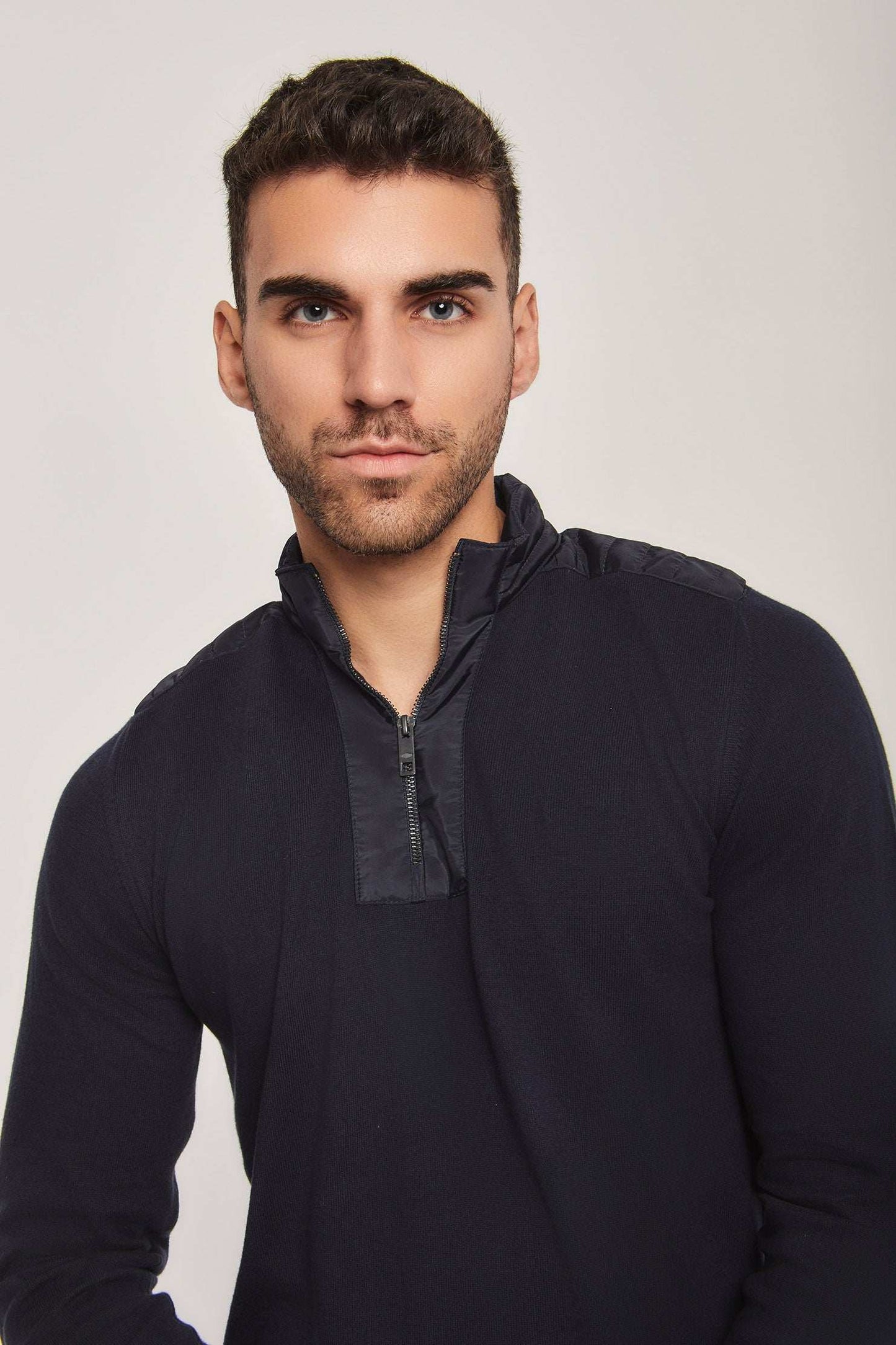 Men Regular Fit Pullover - Navy