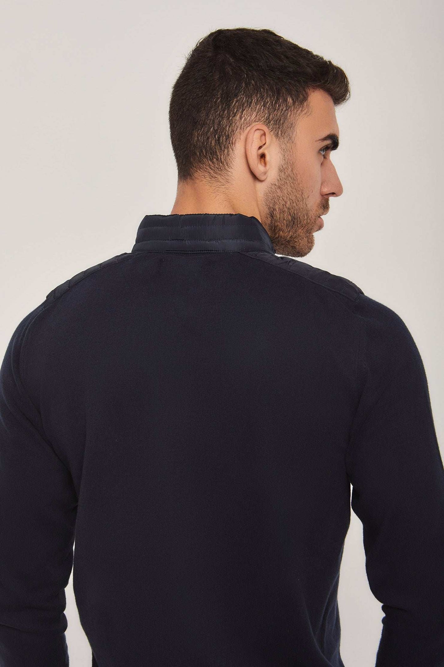 Men Regular Fit Pullover - Navy