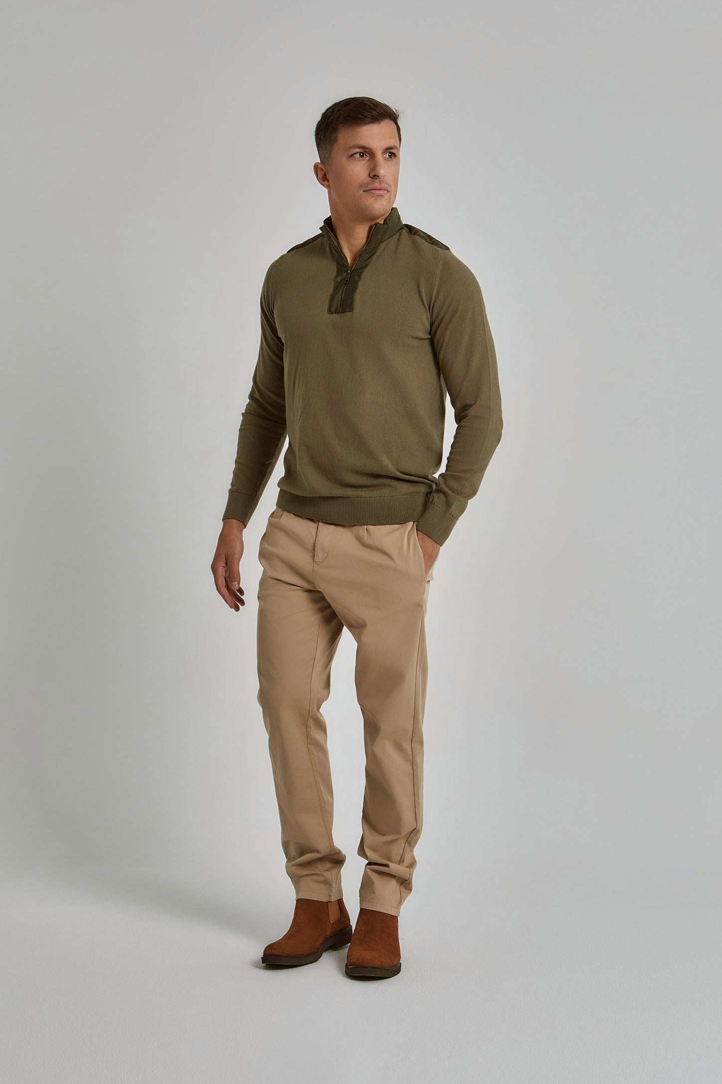Men Regular Fit Pullover - Green