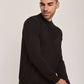 Men Regular Fit Pullover - Black