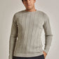 Men Regular Fit Pullover -Grey