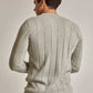 Men Regular Fit Pullover -Grey