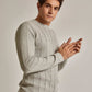 Men Regular Fit Pullover -Grey