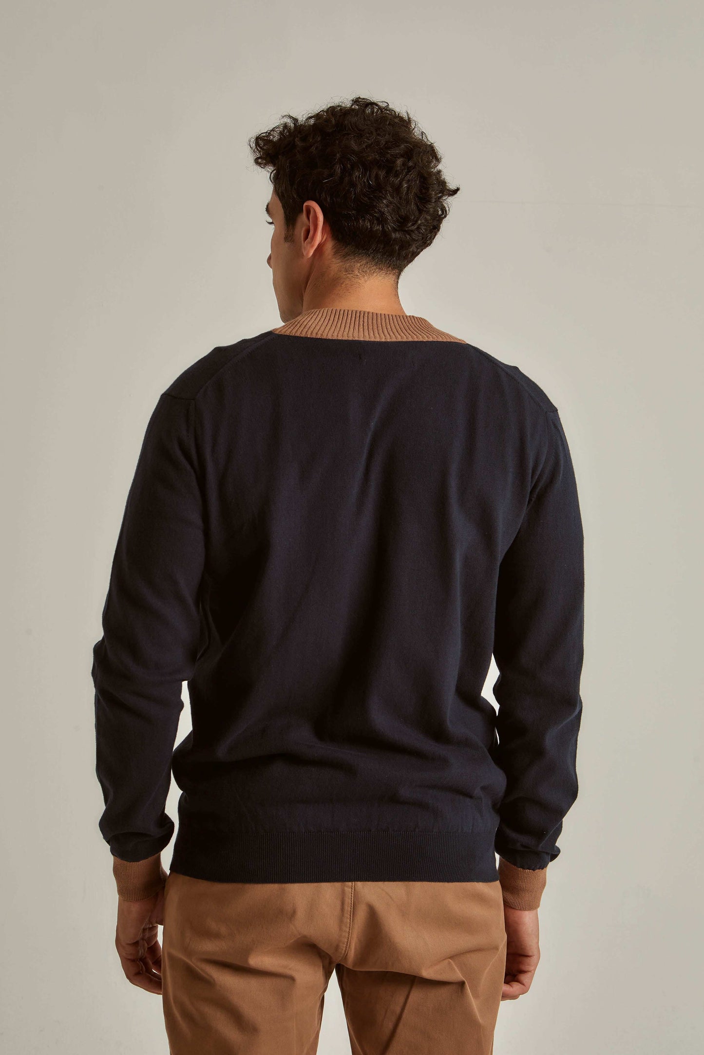 Men Regular Fit Cardigan - Black