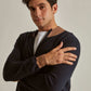 Men Regular Fit Cardigan - Black