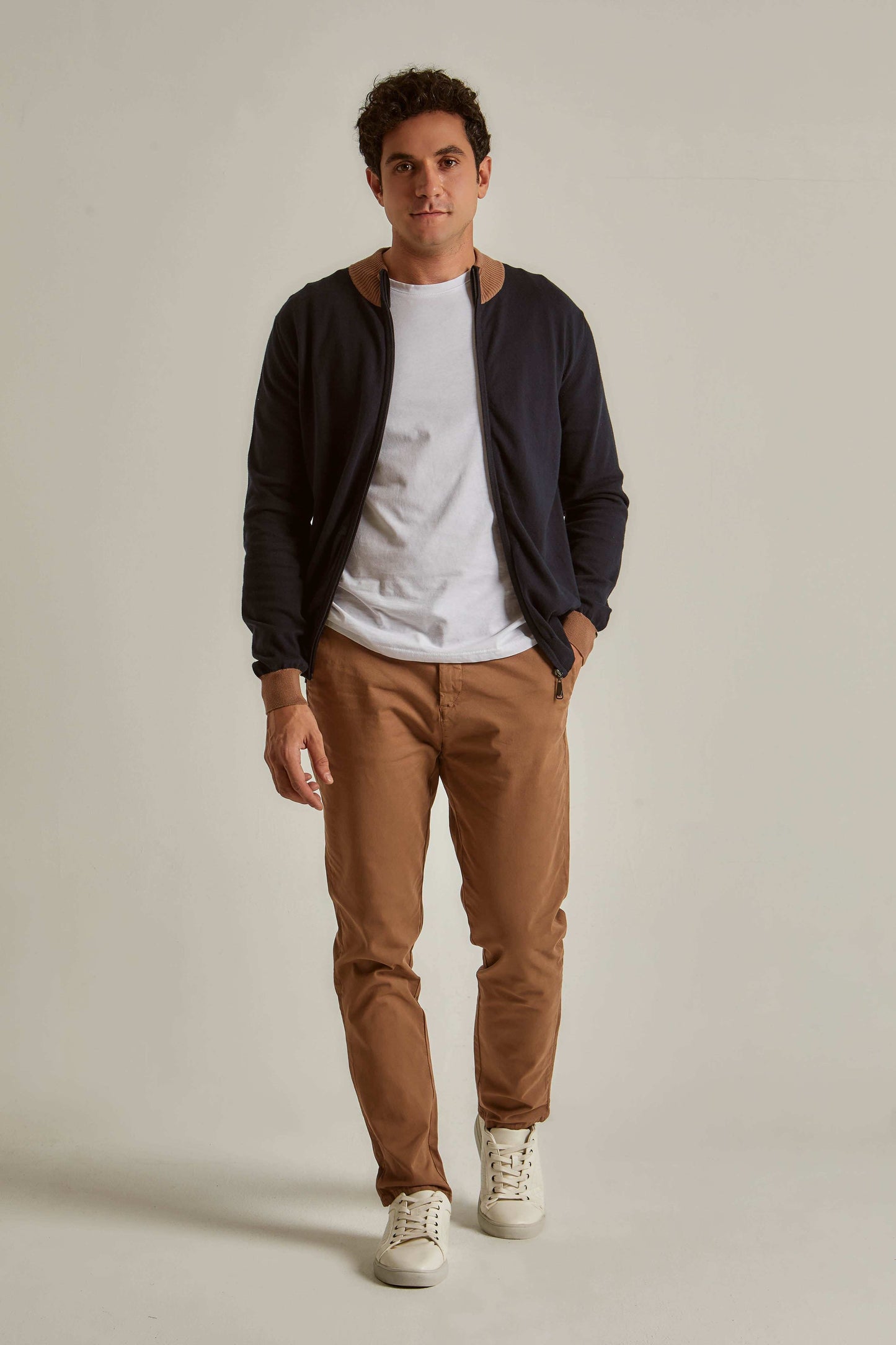 Men Regular Fit Cardigan - Black