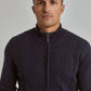 Men Regular Fit Cardigan - Blue