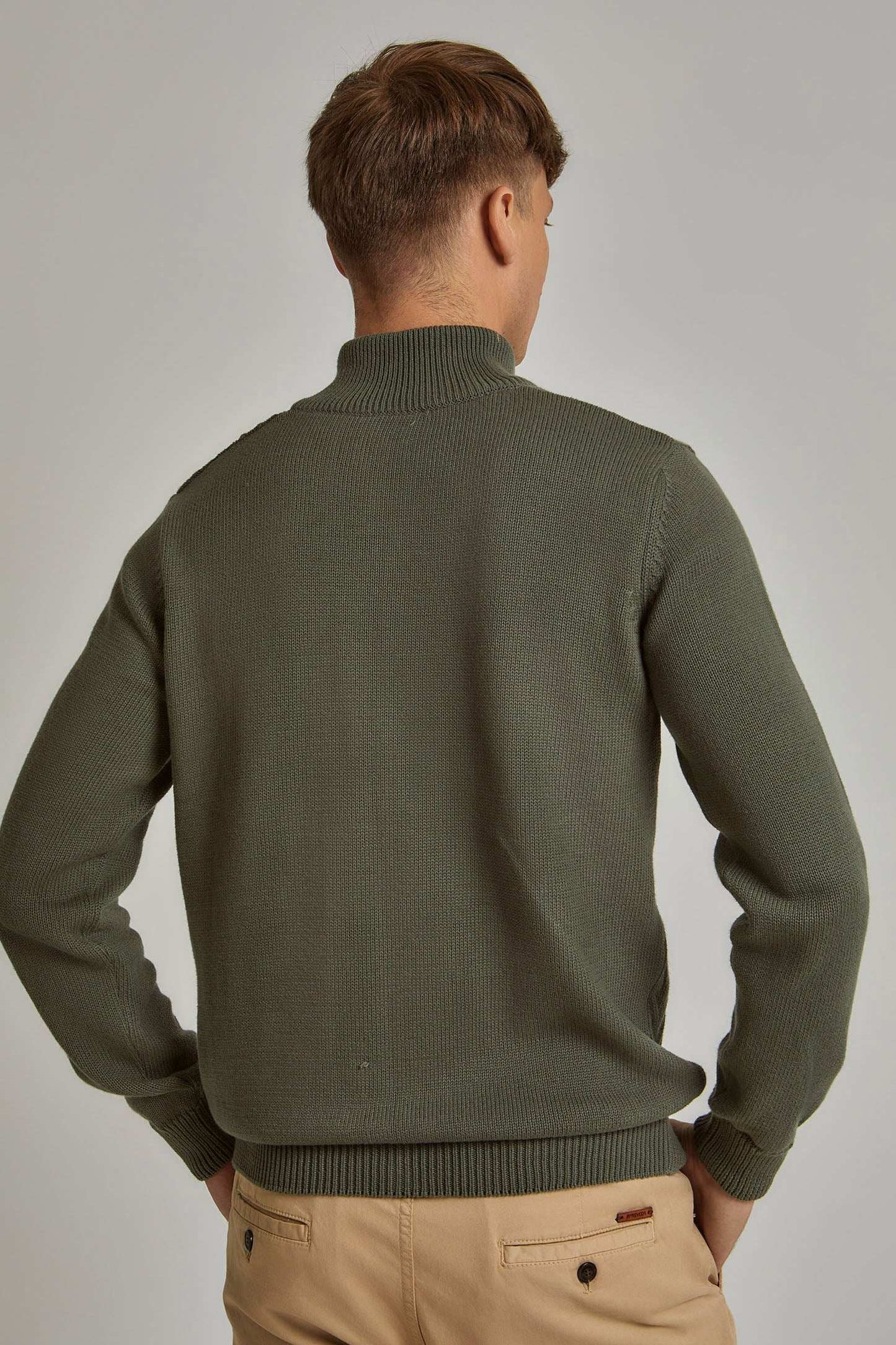 Men Regular Fit Cardigan - Green