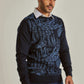 Men Regular Fit Pullover - Navy