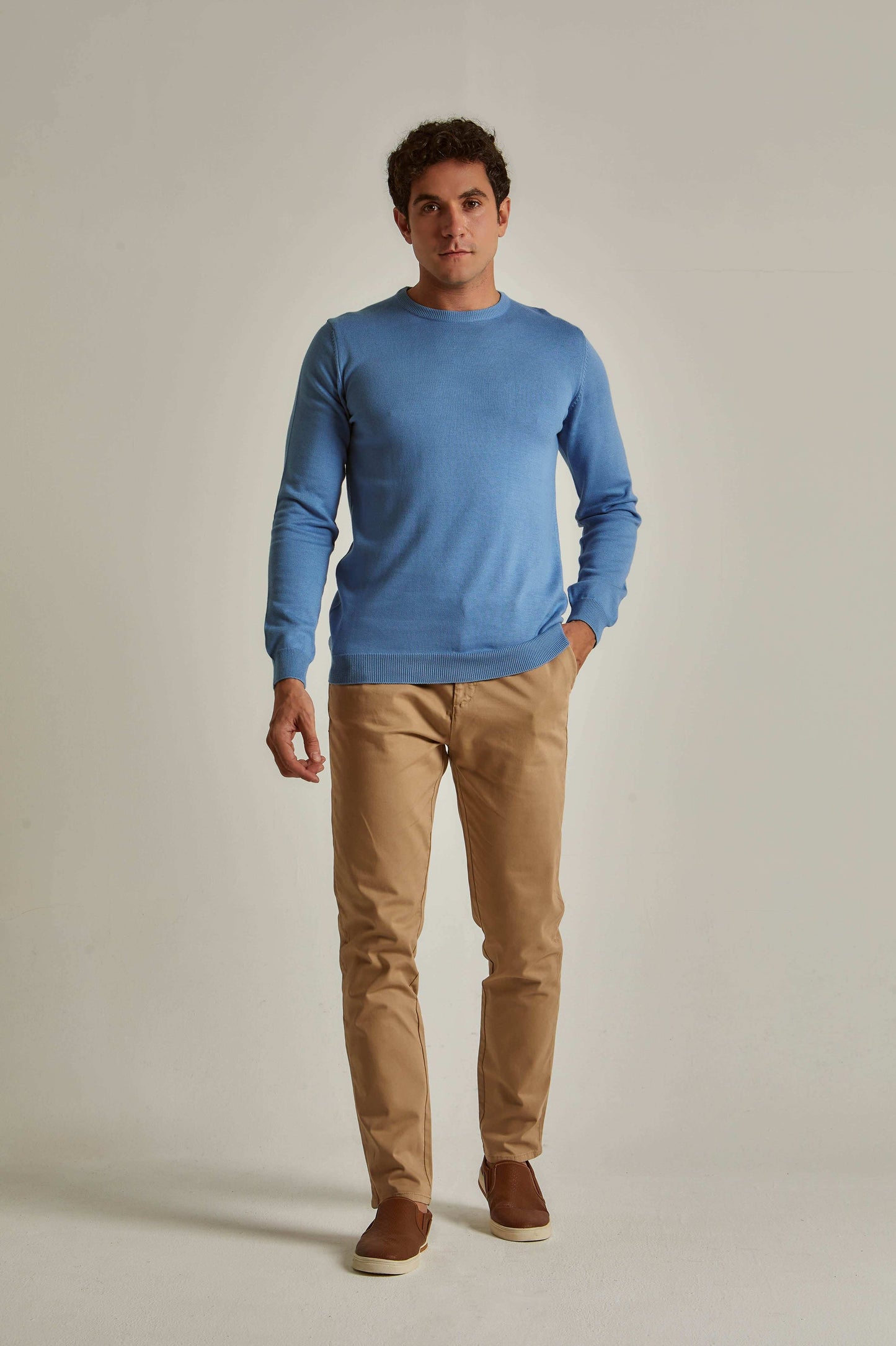 Men Regular Fit Pullover - Blue
