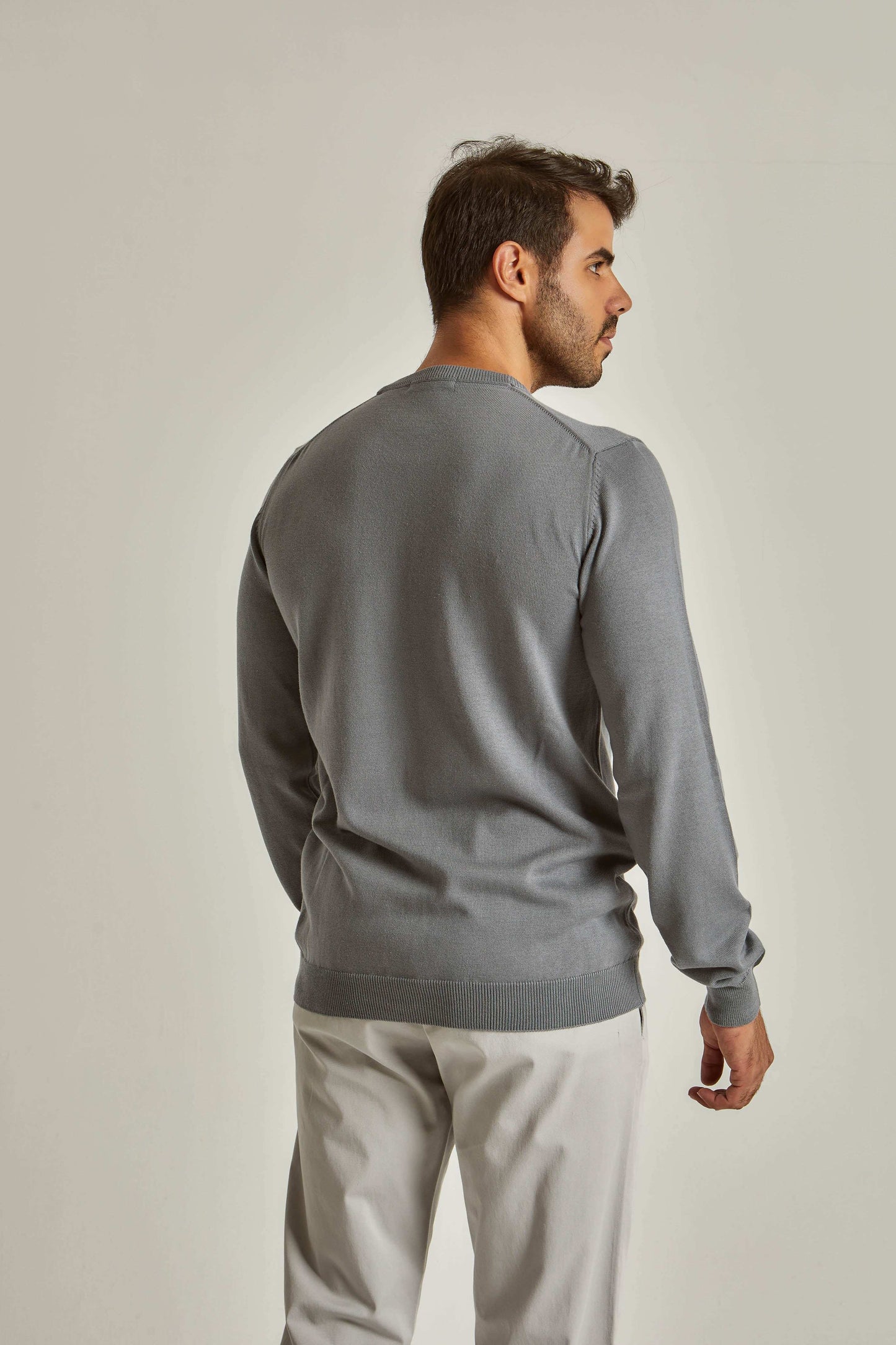 Men Regular Fit Pullover - Grey