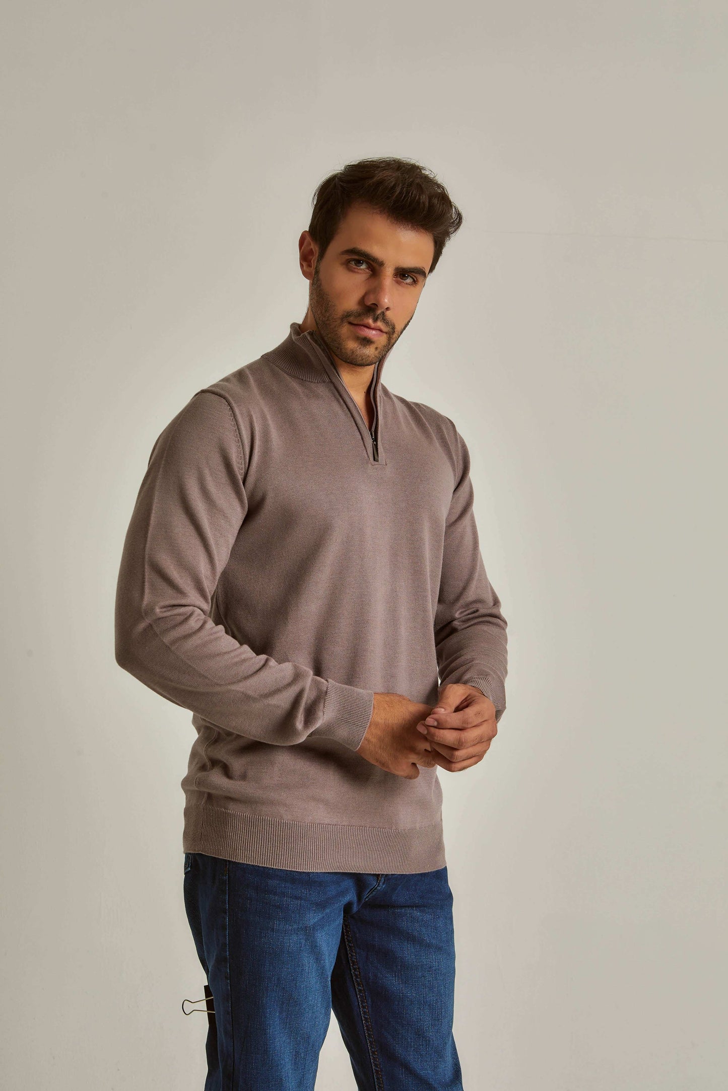 Men Regular Fit Pullover - Light Purple