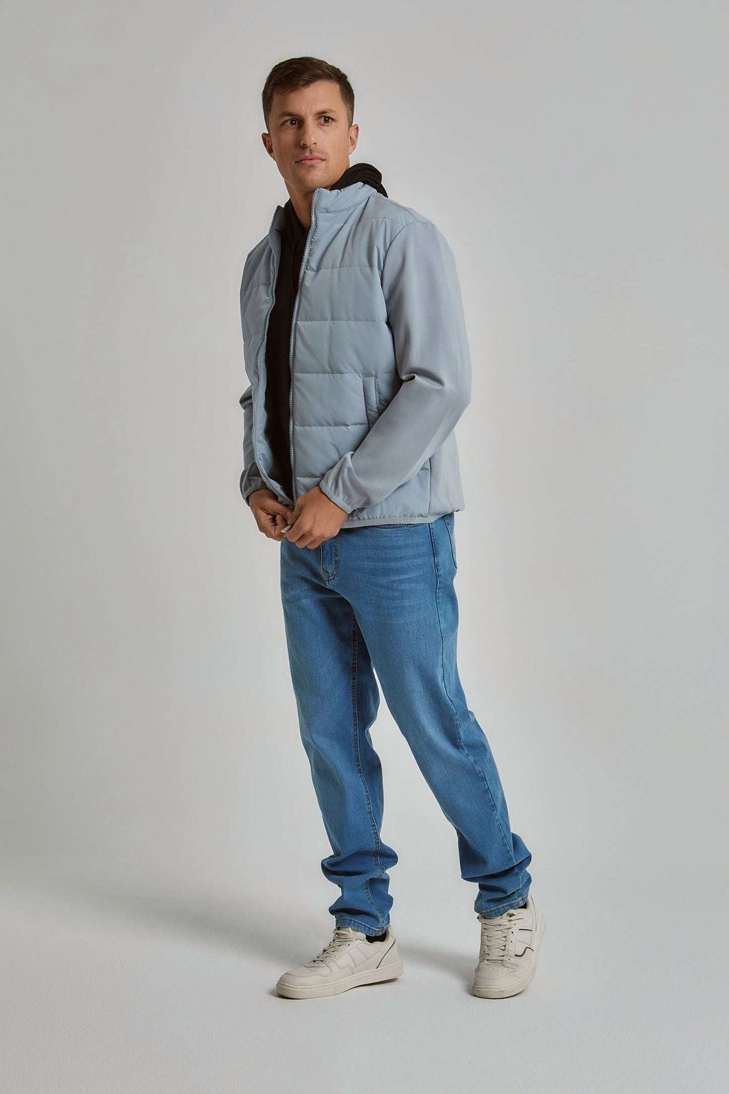 Men Regular Fit Jacket - Blue
