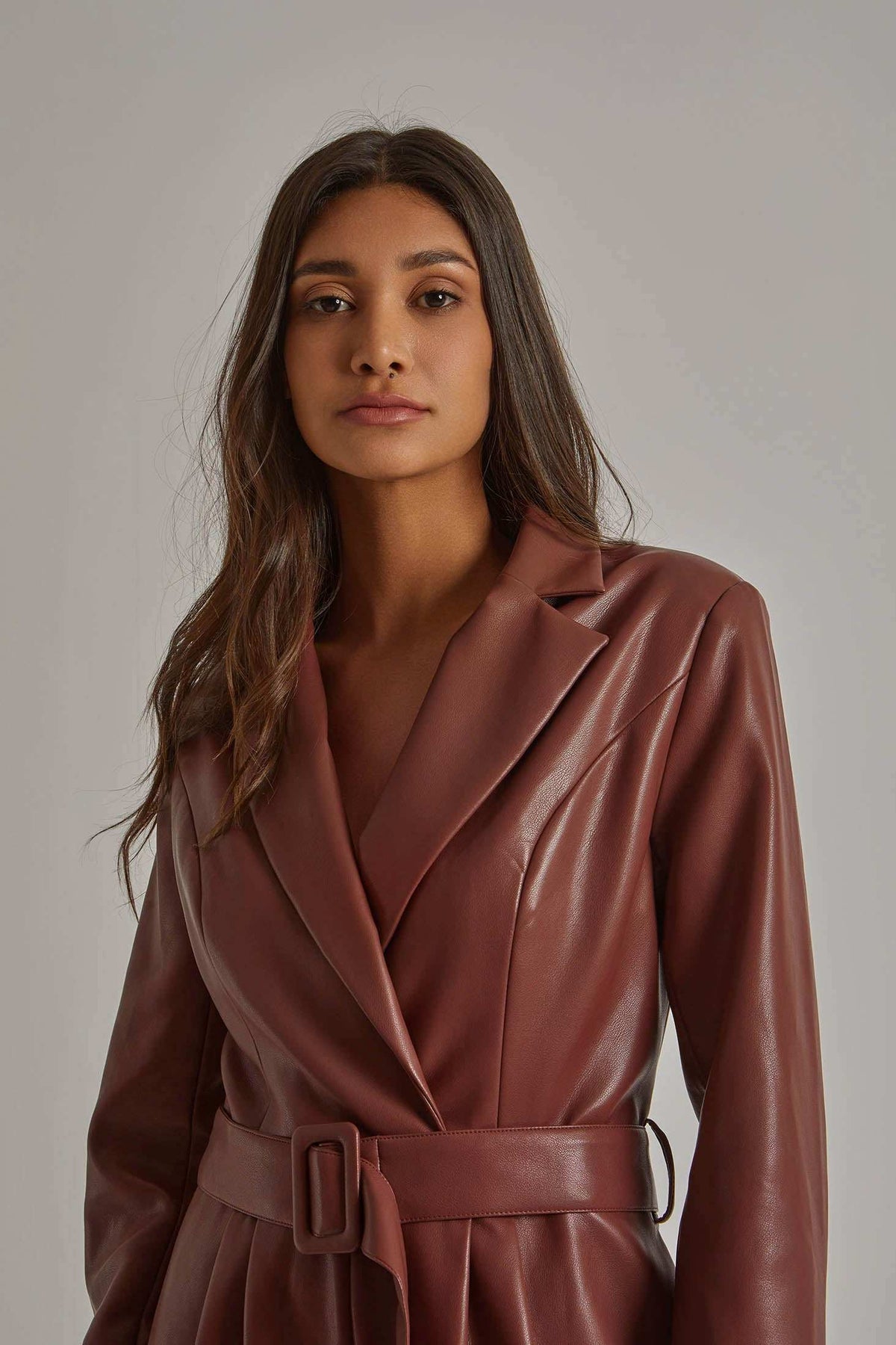 Women Regular Fit Jumpsuit - Brown