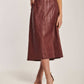 Women Regular Fit Skirt - Brown