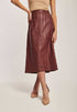 Women Regular Fit Skirt - Brown