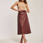 Women Regular Fit Skirt - Brown